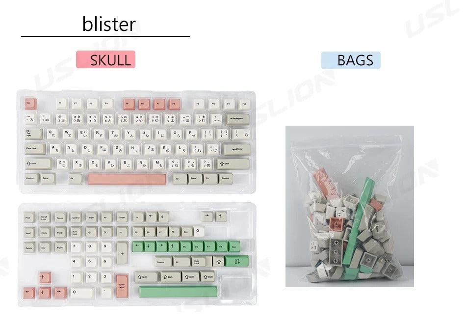 138 Keys Retro Cherry Profile Keycaps - Keebookeys
