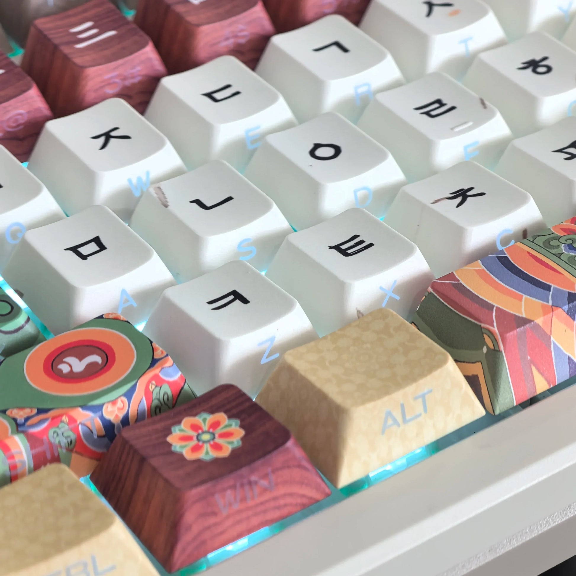 Chinese Ancient Architecture Theme Keycap - Keebookeys