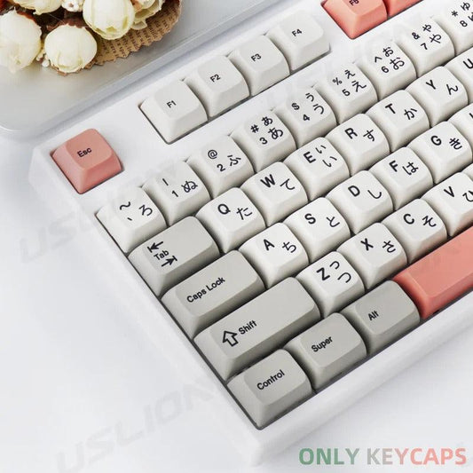 138 Keys Retro Cherry Profile Keycaps - Keebookeys