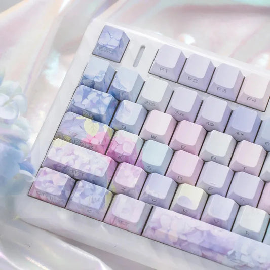 130 Keys Cherry Profile Endless Summer Theme PBT Keycaps - Keebookeys