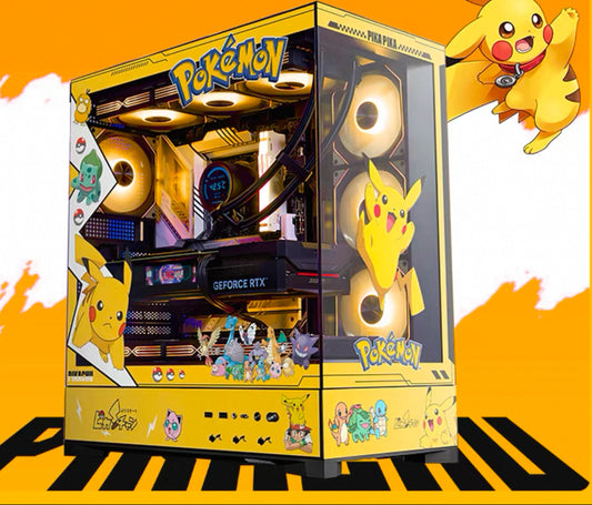 Pre order Kawaii pikachu ATX Pc Case