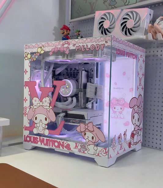 Pre order kuromi and my melody mATX Pc Case