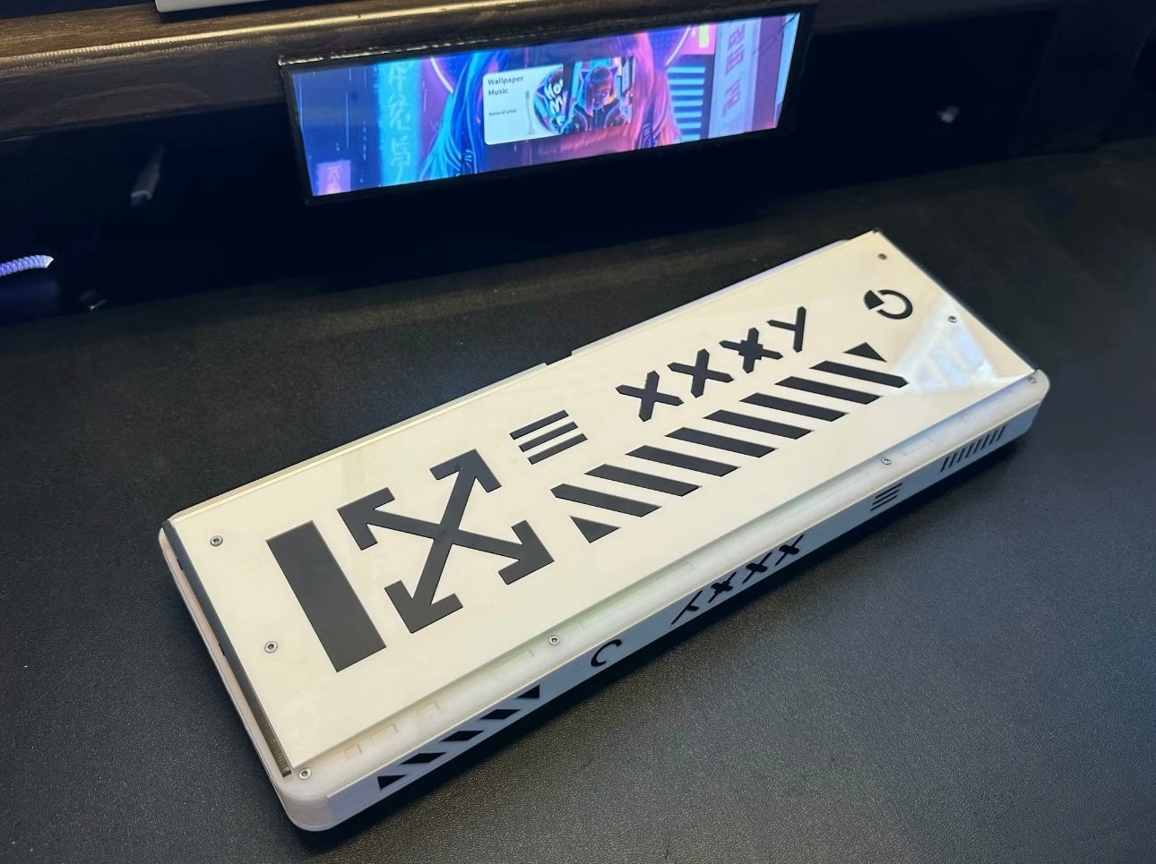 Xxx Themed Acrylic Keyboard(No keycaps) - Keebookeys