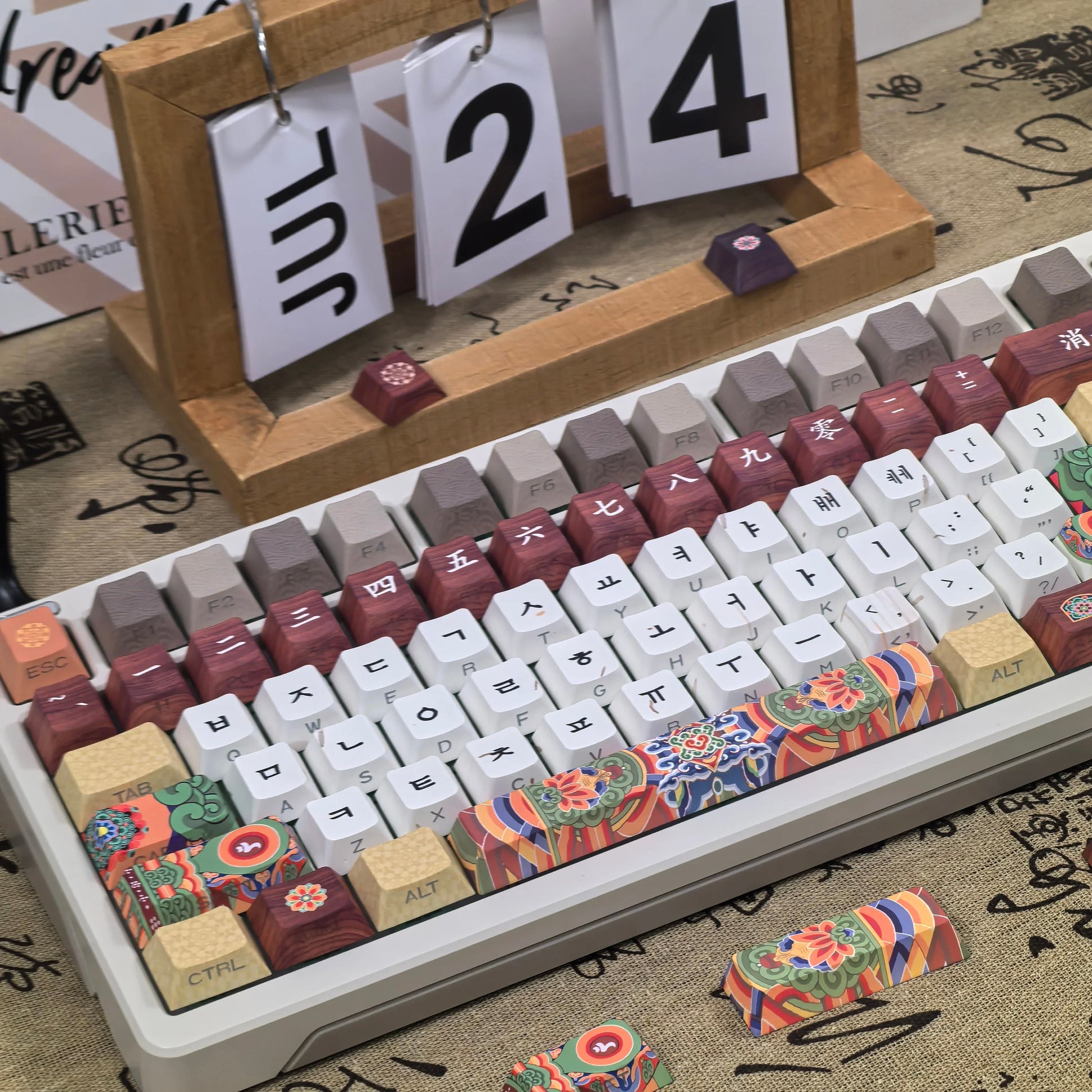 Chinese Ancient Architecture Theme Keycap - Keebookeys