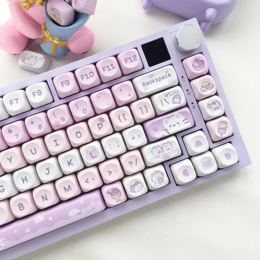 95 Keys Cherry Profile Sweet Zoo Series III PBT Keycaps - Keebookeys