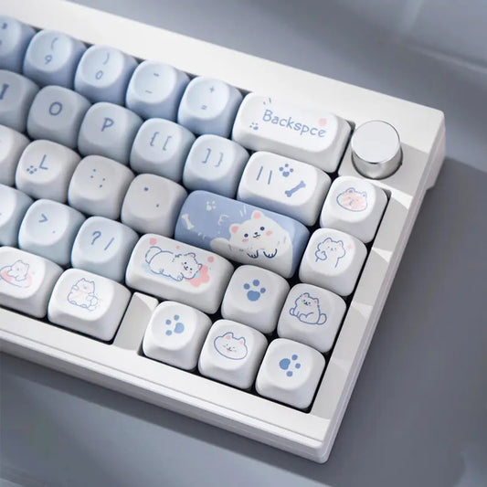 95 Keys Sweet Zoo Series MOA Profile PBT Keycaps - Keebookeys